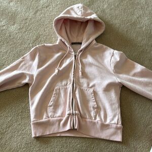 Pink Brandy Melville Zipup Hoodie